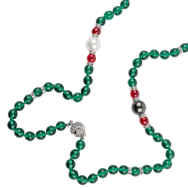 Kenneth Jay Lane Gemstone And Pearl Necklace