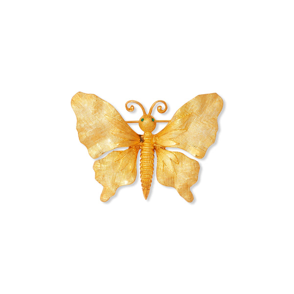 kenneth jay lane Gold Butterfly Pin