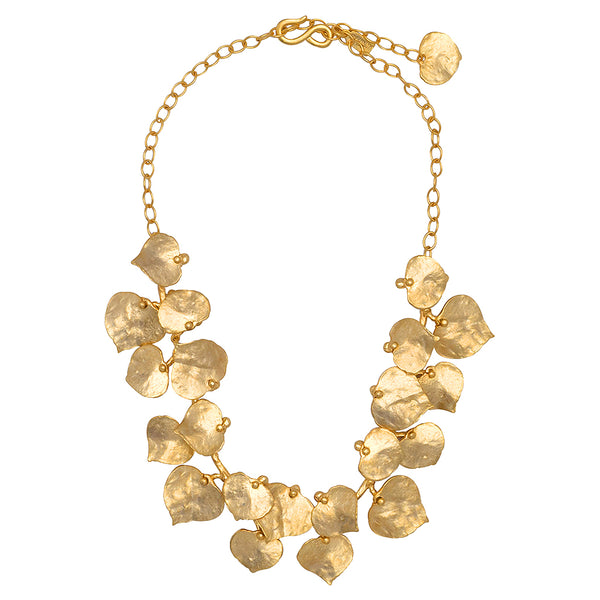 kenneth jay lane Gold Leaf Necklace