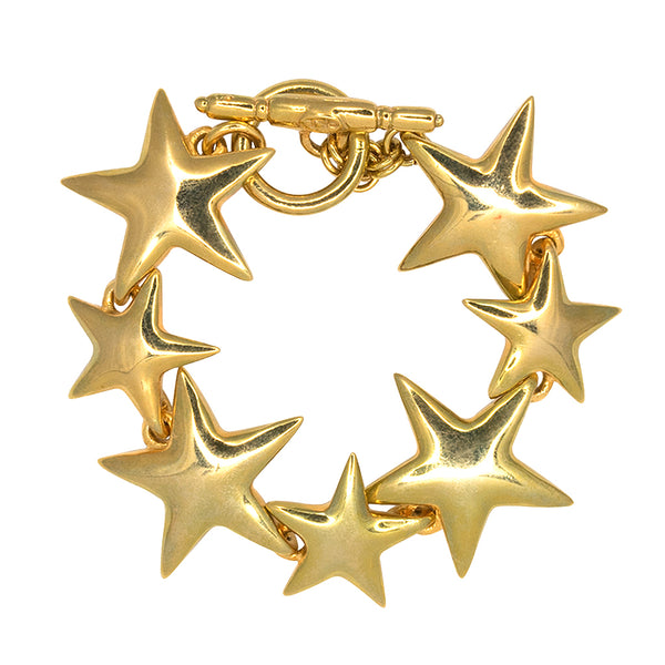 kenneth jay lane Gold Star Bracelet