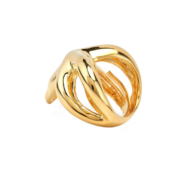 Kenneth Jay Lane Gold Starfish Ring