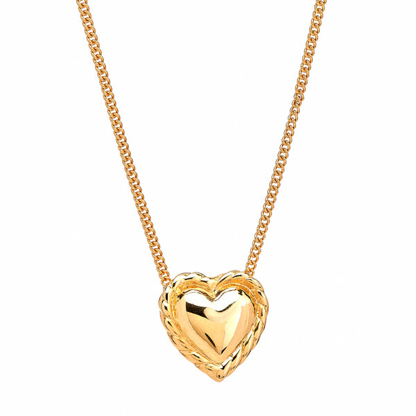 kenneth jay lane Heart Pendant Necklace