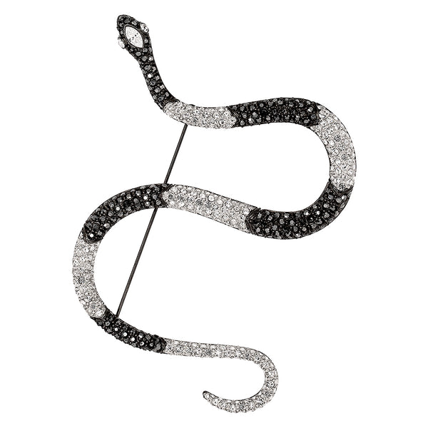 kenneth jay lane Hematite Snake Pin