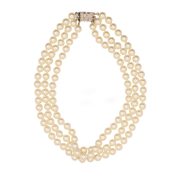 kenneth jay lane Jackie Kennedy Pearl Necklace