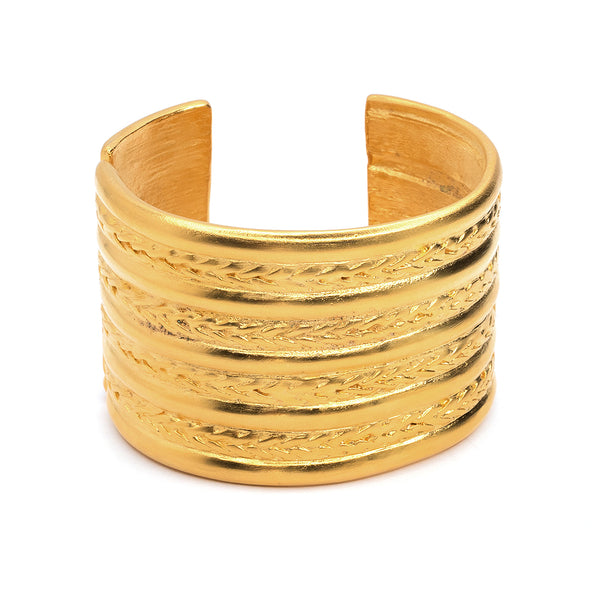 kenneth jay lane Jackie Onassis Gold Cuff