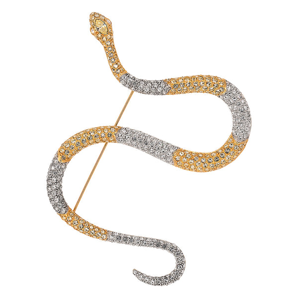 kenneth jay lane Jonquil Snake Pin