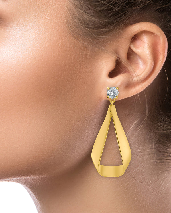 Kenneth Jay Lane Large Teardrop Earrings