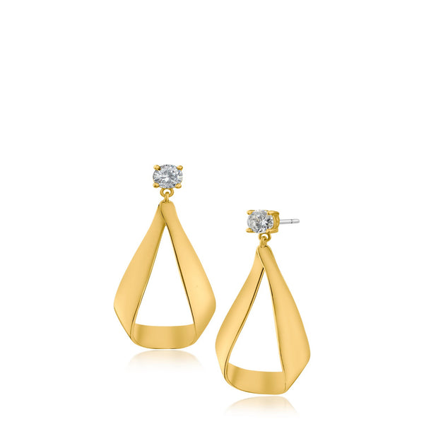 kenneth jay lane Large Teardrop Earrings