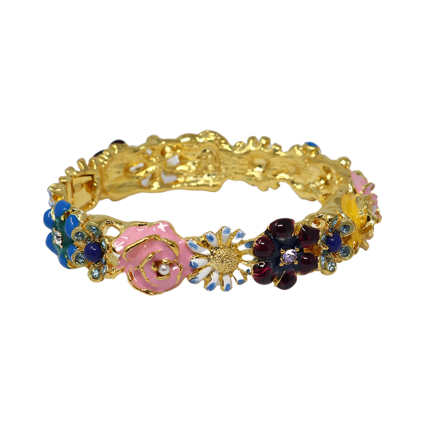 kenneth jay lane Multicolored Flower Bracelet