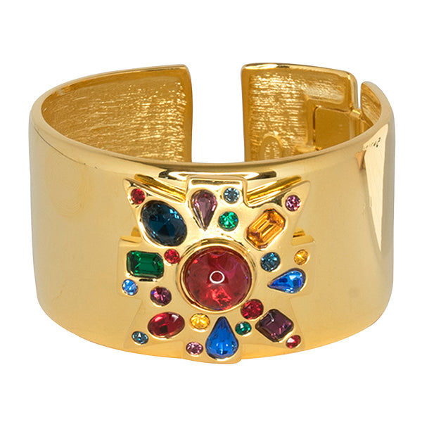 kenneth jay lane Multicolored Maltese Cross Cuff
