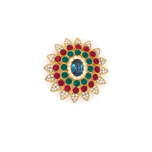 kenneth jay lane Multicolored Shield Pin