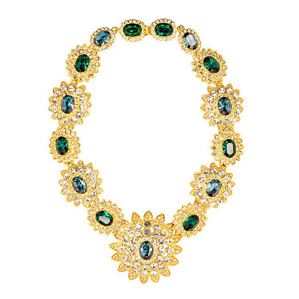 kenneth jay lane Nancy Reagan Gemstone Necklace