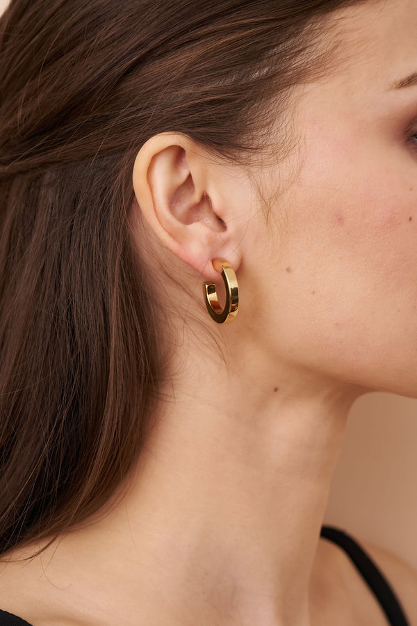 Kenneth Jay Lane Open Hoop Earrings