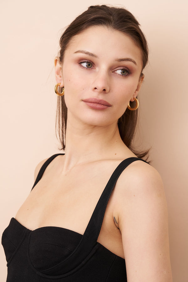 Kenneth Jay Lane Open Hoop Earrings