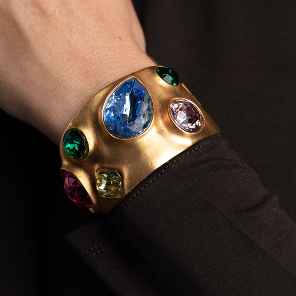 Kenneth Jay Lane Pastel Gemstone Cuff