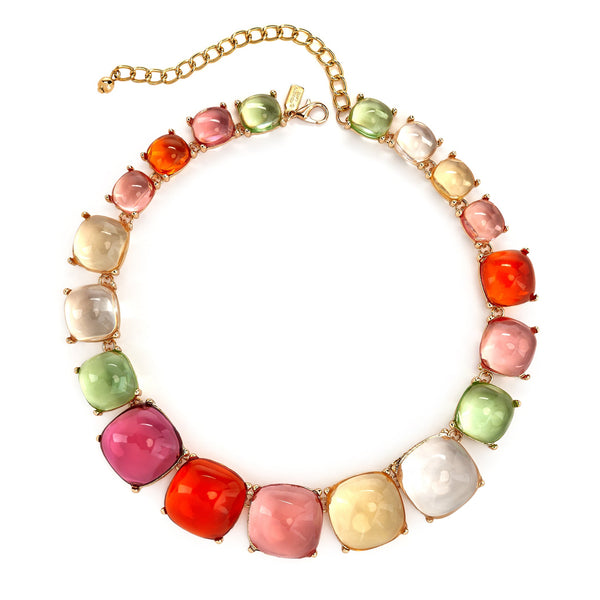 kenneth jay lane Pastel Stones Necklace