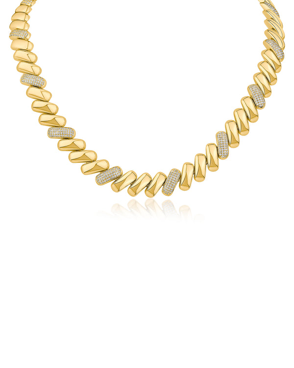 kenneth jay lane Pave Alternating Chain Link