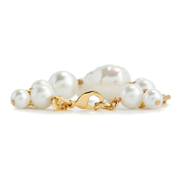 Kenneth Jay Lane Pearl Cluster Bracelet