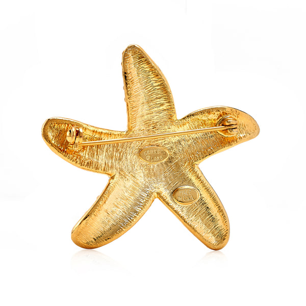 Kenneth Jay Lane Pearl Starfish Pin