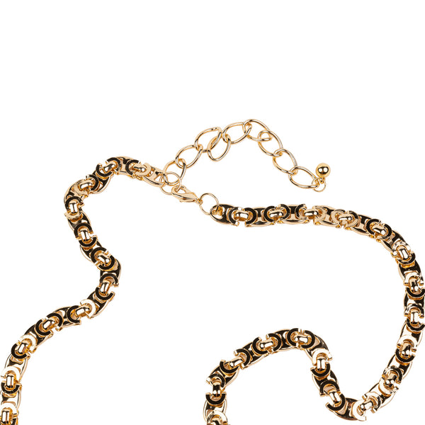 Kenneth Jay Lane Polished Gold Link Belt