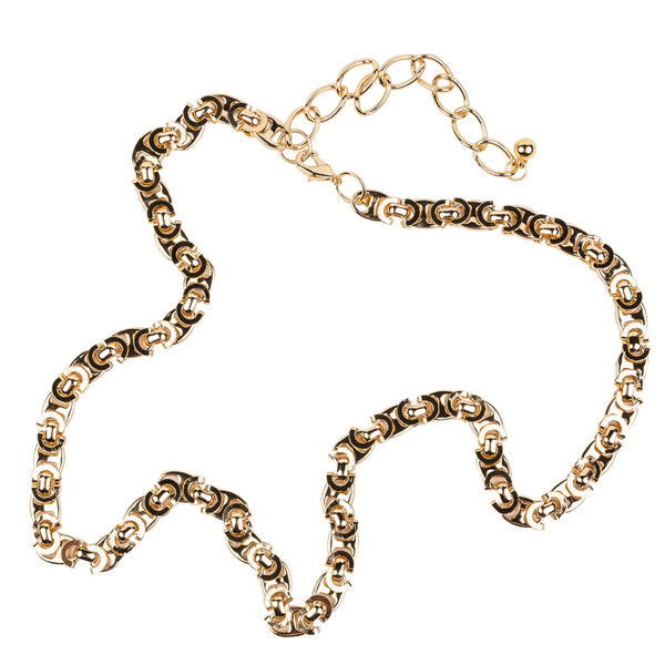 kenneth jay lane Polished Gold Link Belt