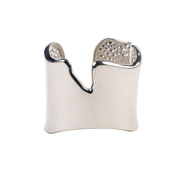 kenneth jay lane Polished Silver V Cuff