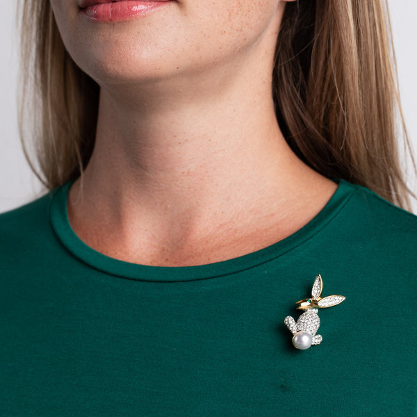 kenneth jay lane Rabbit Pin