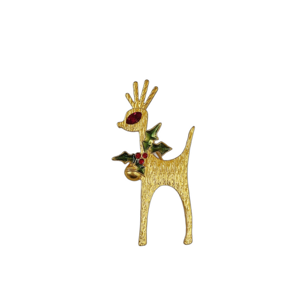 kenneth jay lane Reindeer Pin