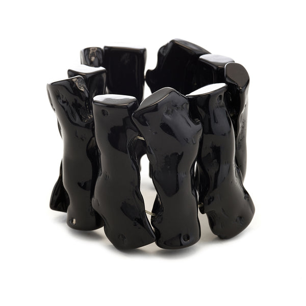 kenneth jay lane Sea Branch Stretch Bracelet - Black