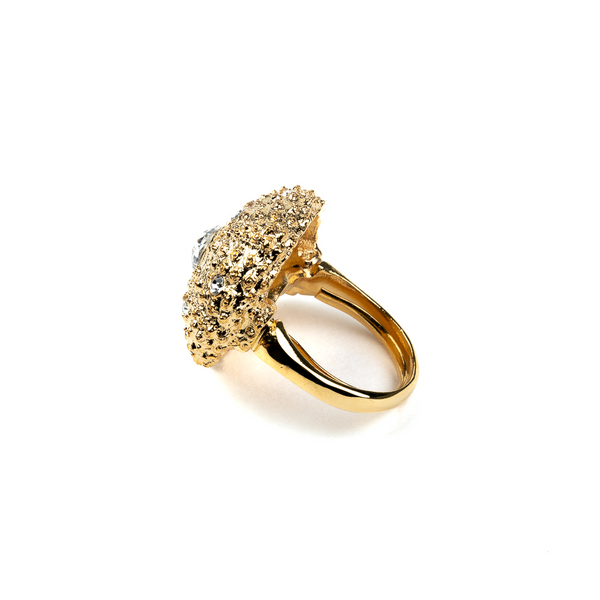 Kenneth Jay Lane Sea Urchin Adjustable Ring