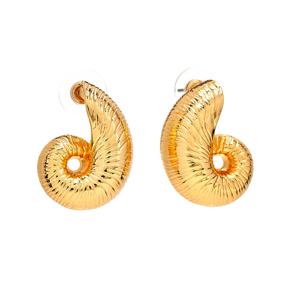 kenneth jay lane Seashell Pierced Earrings