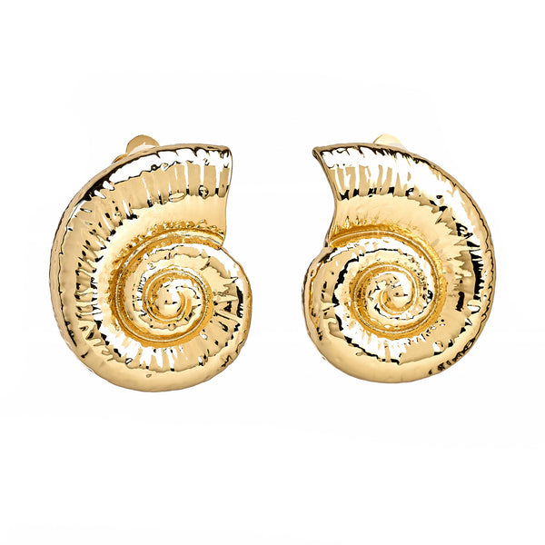 kenneth jay lane Shell Clip-On Earrings