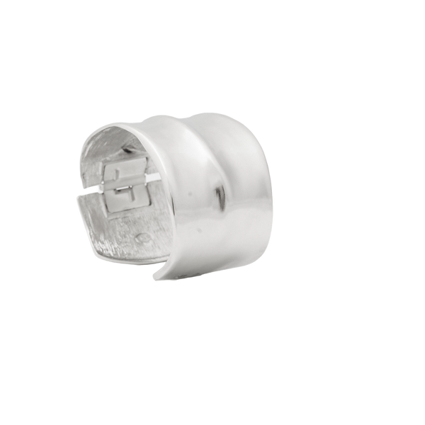 kenneth jay lane Silver Hinged Cuff Bracelet