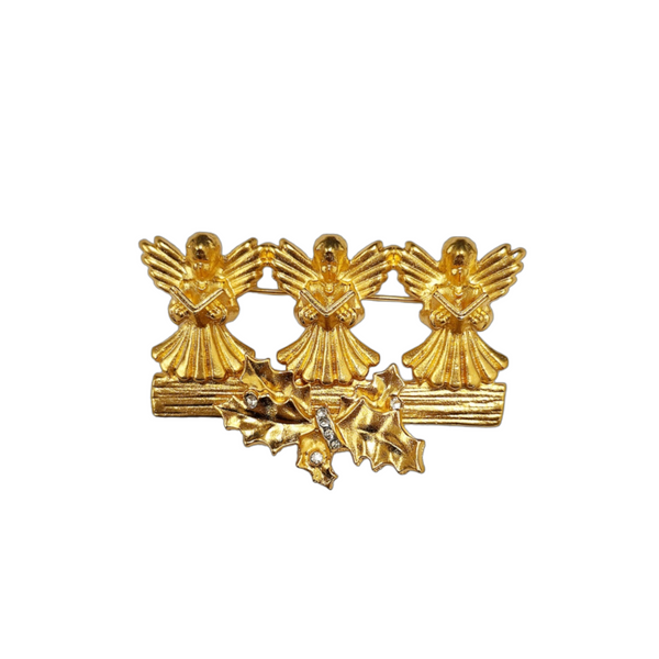 kenneth jay lane Singing Angels Pin