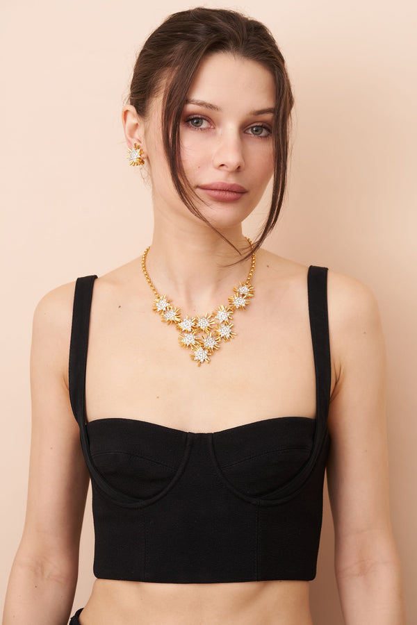 Kenneth Jay Lane Starburst Necklace