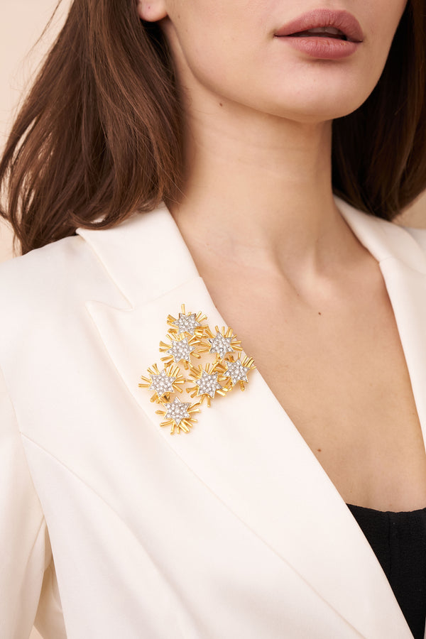 Kenneth Jay Lane Starburst Pin