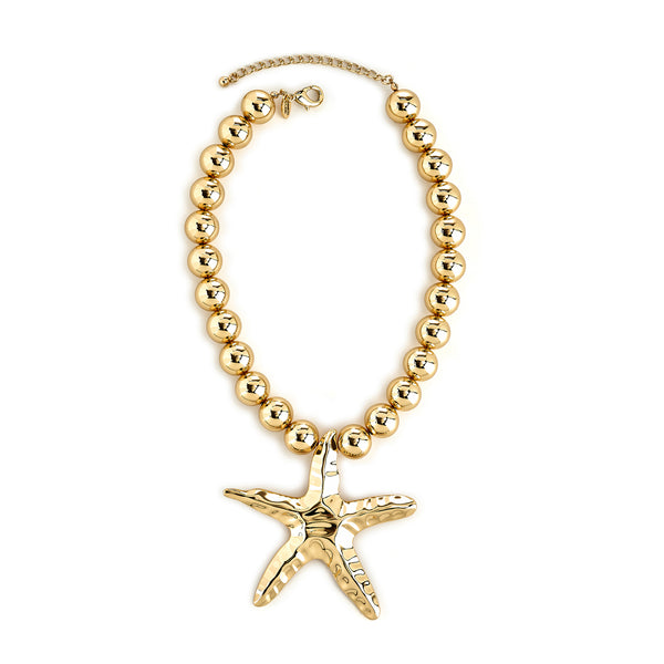 kenneth jay lane Starfish Pendant Necklace