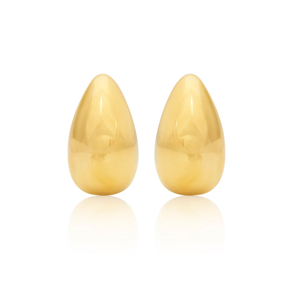 kenneth jay lane Tapered Hoop Earrings