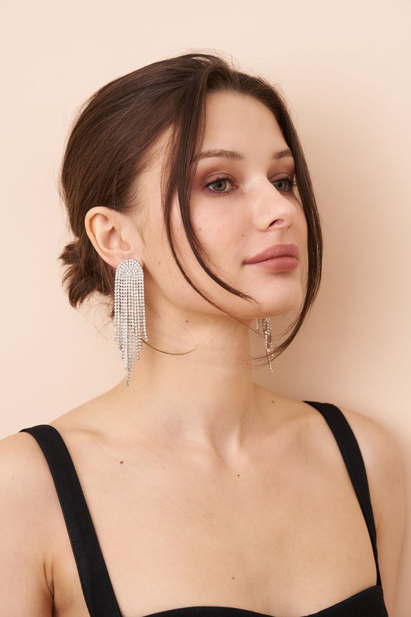 Kenneth Jay Lane Tapered Waterfall Earrings