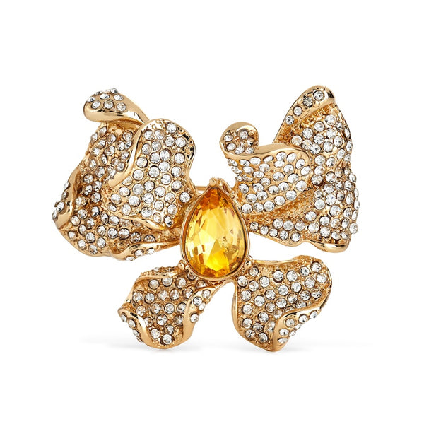 kenneth jay lane Teardrop Center Bow Pin