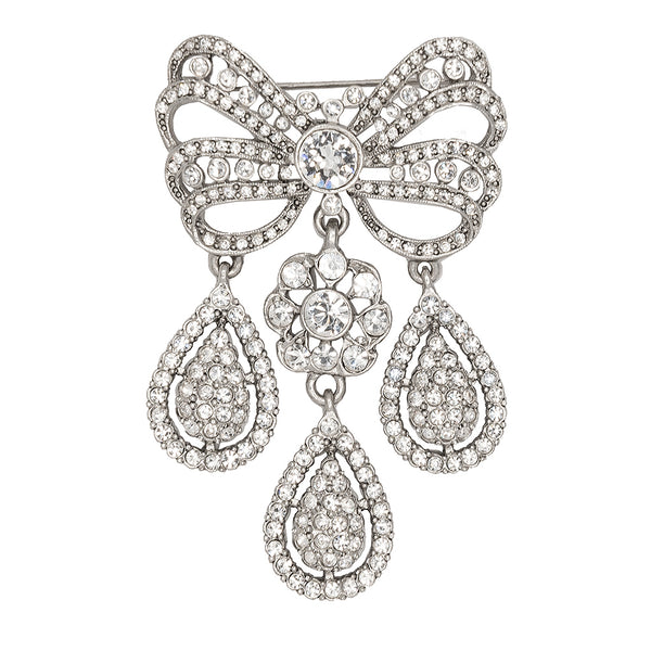 kenneth jay lane Triple Drop Bow Pin