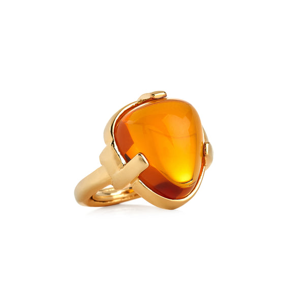 kenneth jay lane Triple Prong Adjustable Ring