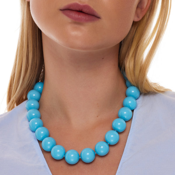 Kenneth Jay Lane Turquoise Bead Necklace
