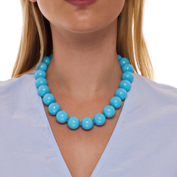kenneth jay lane Turquoise Bead Necklace kenneth jay lane Turquoise Bead Necklace