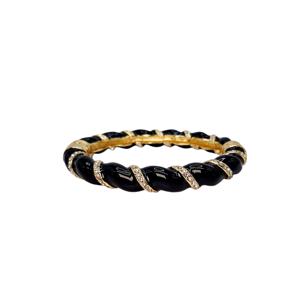 kenneth jay lane Twist Magnet Closure Bangle