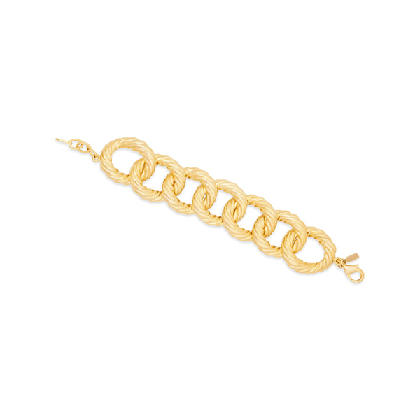 kenneth jay lane Twisted Link Bracelet