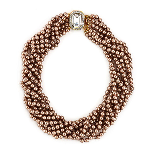 kenneth jay lane Vintage Brown Pearl Necklace