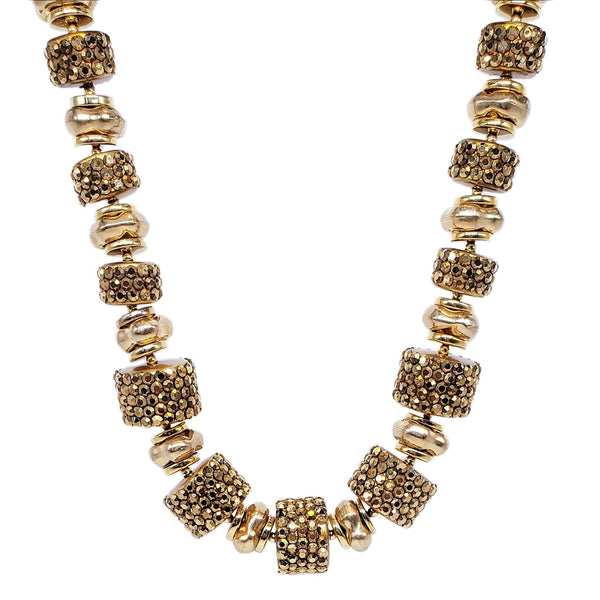 Kenneth Jay Lane Vintage Gold Nugget Necklace