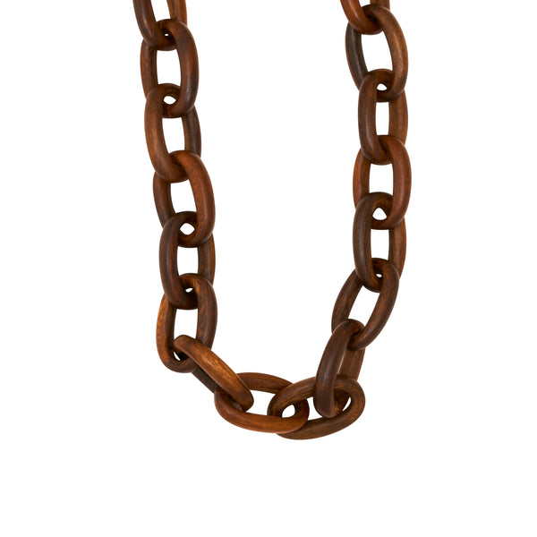 kenneth jay lane Wooden Link Necklace