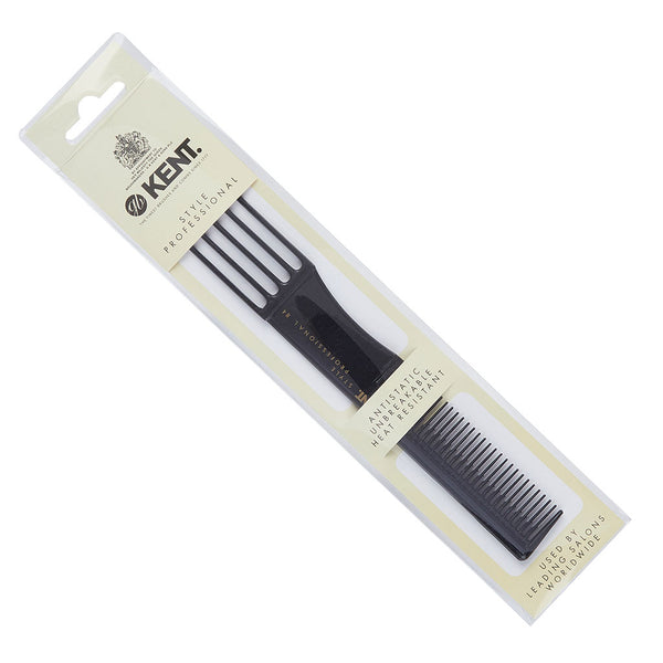 Kent Brushes 5 Prong Styling And Lifting Comb 190mm Thick Hair